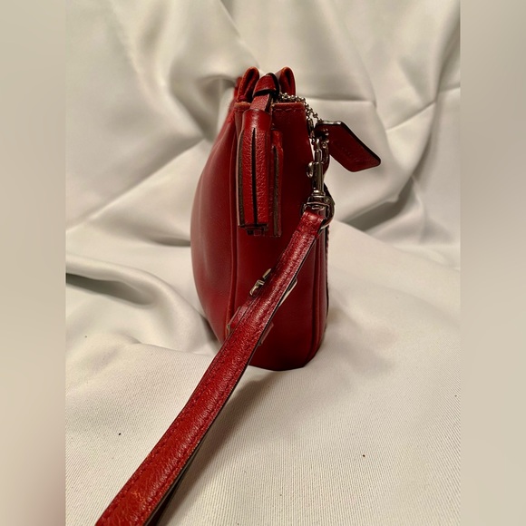 Red Coach Bag. Used. - Picture 2 of 4
